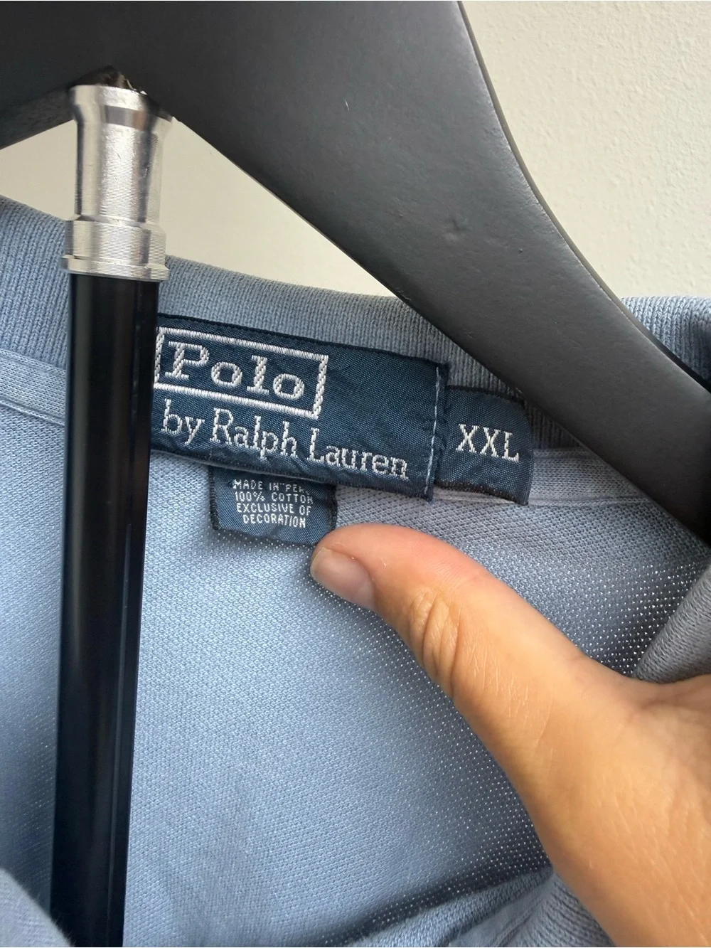 Ralph Lauren Light Blue Polo with Pony Embroidery